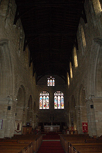 The interior looking east February 2012